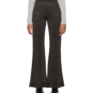 Acne Studios Black Sparkle Trousers